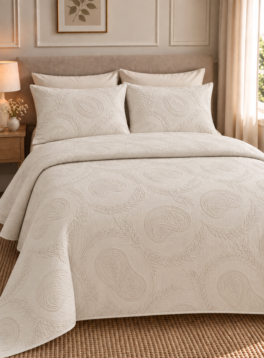 Bridal Bed Cover – Elegant Design