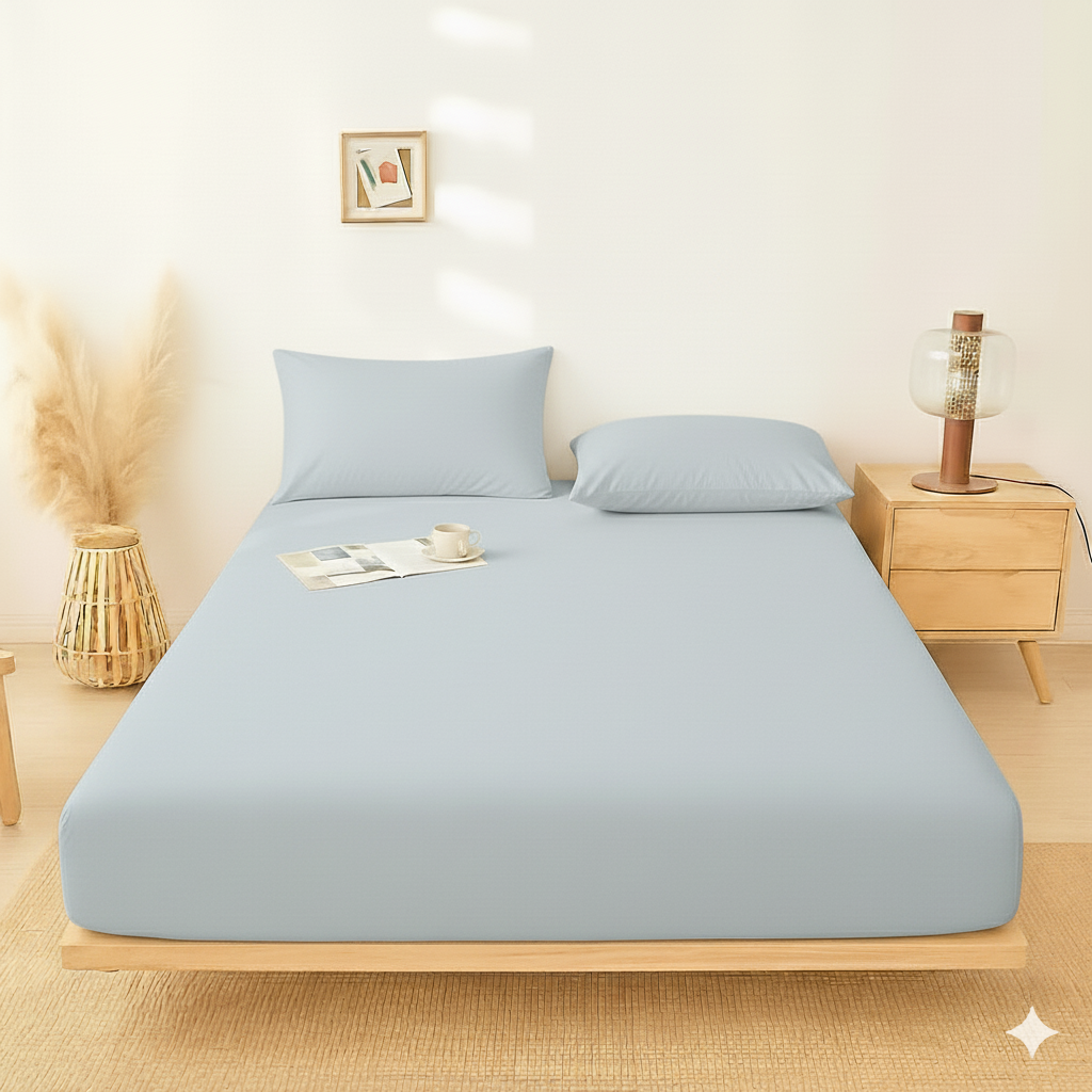 Fitted Bedsheet – Plain & Elegant