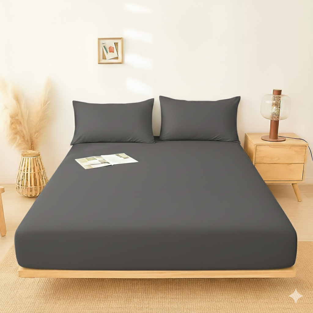 Fitted Bedsheet – Plain & Elegant