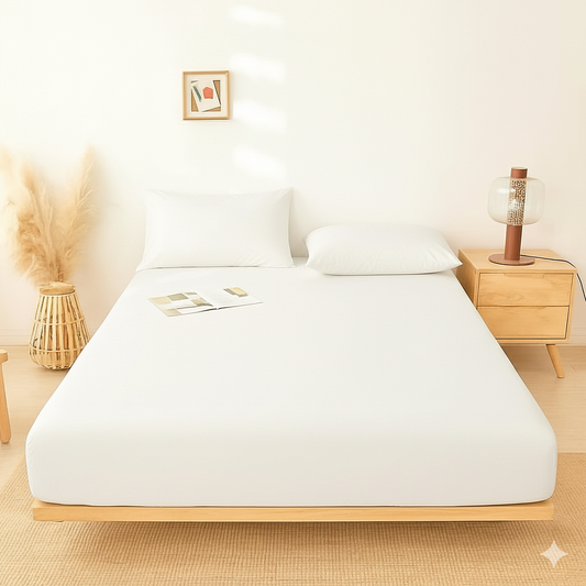 Fitted Bedsheet – Plain & Elegant