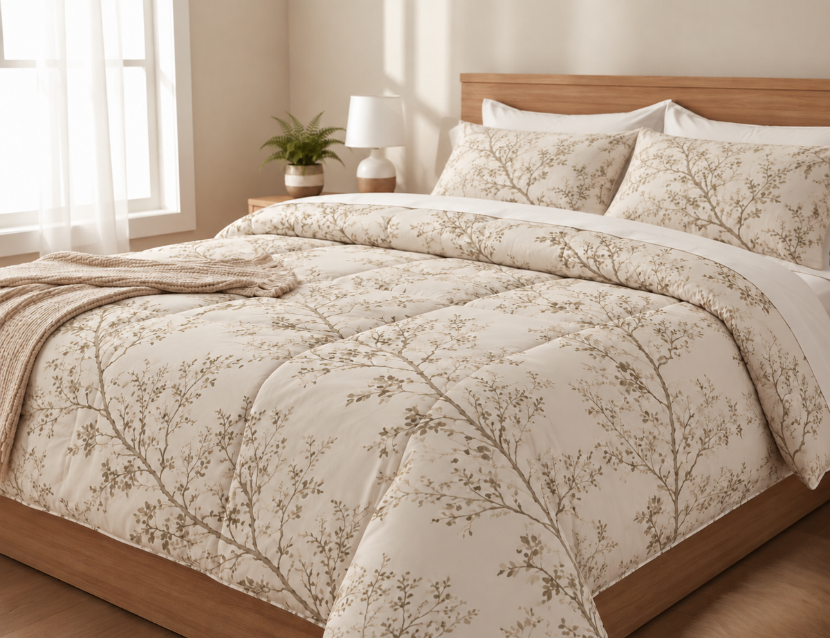 Printed Duvet Cover with 2 Printed Pillowcases – Stylish & Vibrant Design