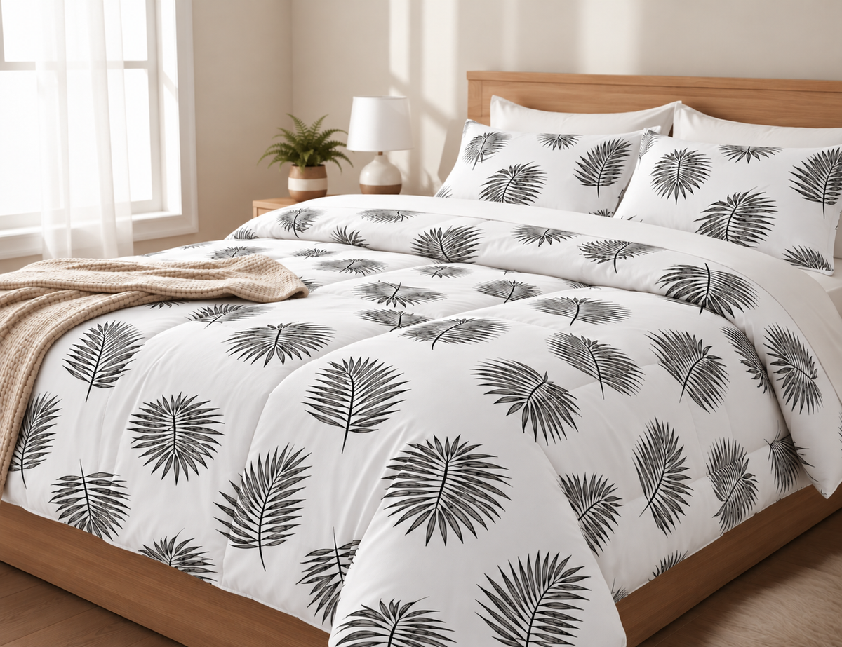 Printed Duvet Cover with 2 Printed Pillowcases – Stylish & Vibrant Design