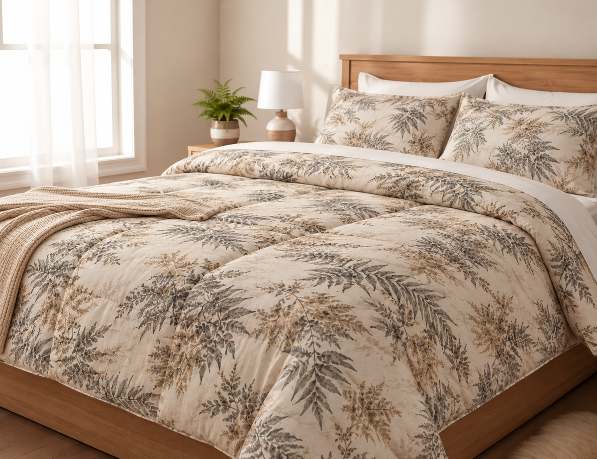 Printed Duvet Cover with 2 Printed Pillowcases – Stylish & Vibrant Design