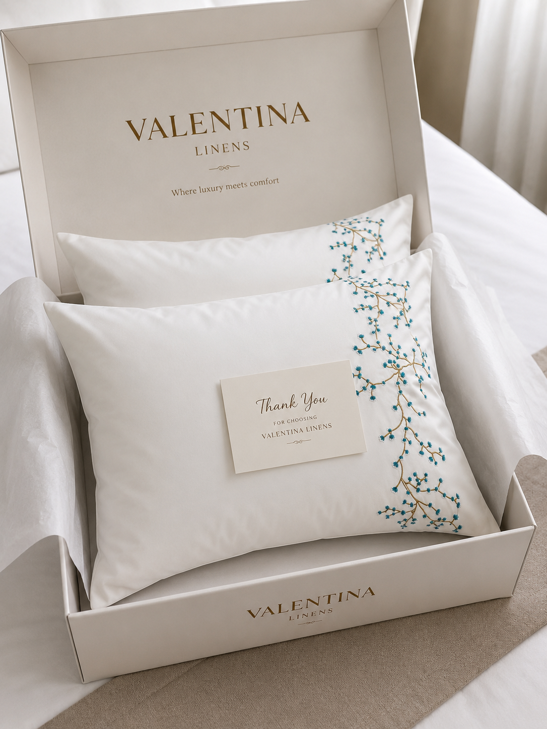 Embroidered Pillowcases – Elegant & Stylish