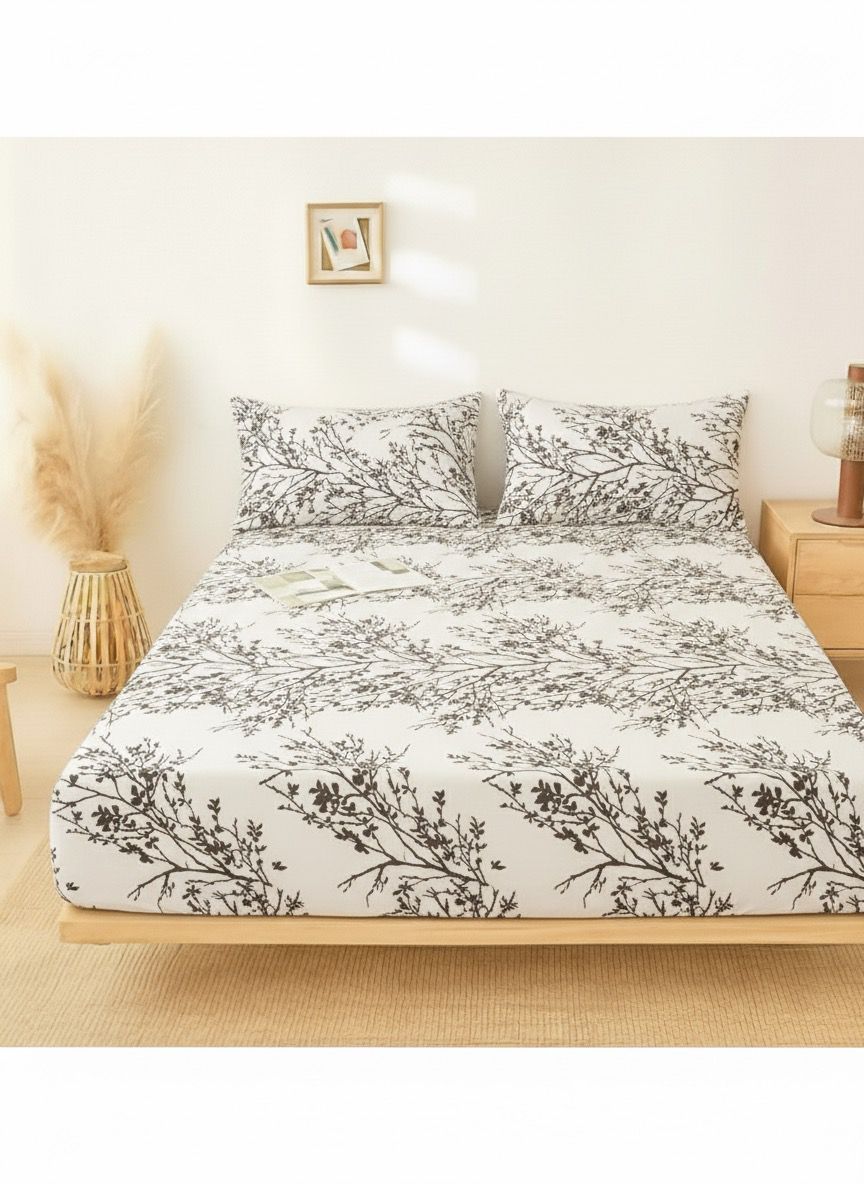 Fitted Printed Bedsheet – Stylish Printed Design