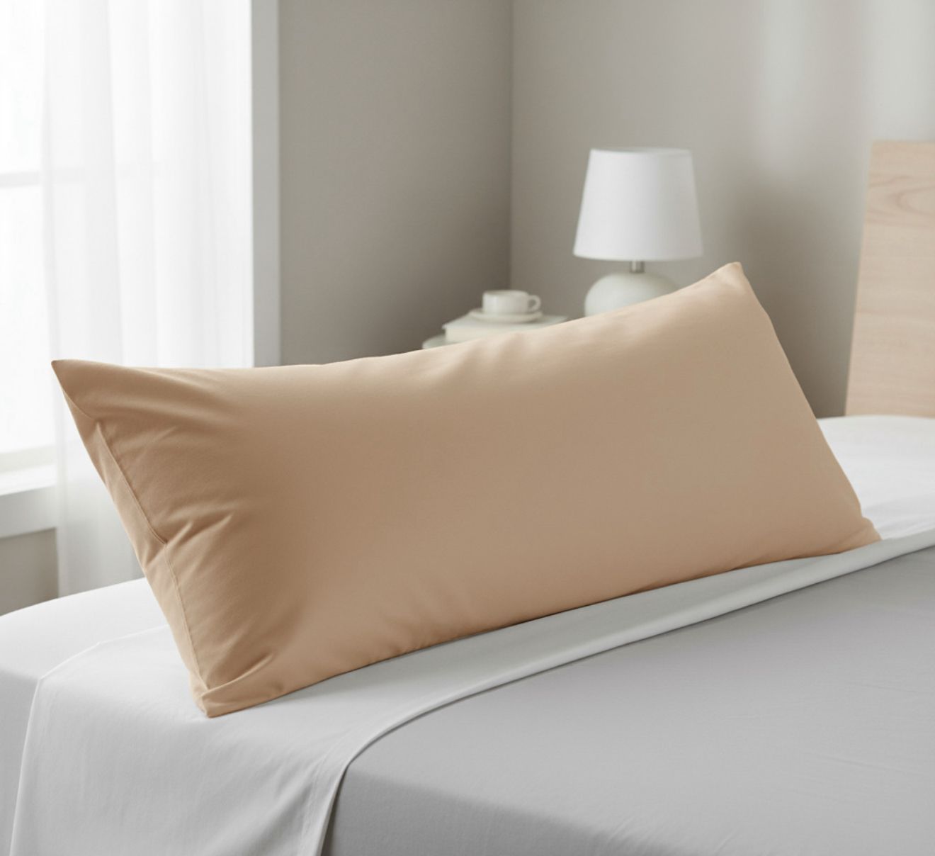 Plain long pillowcases 170x43