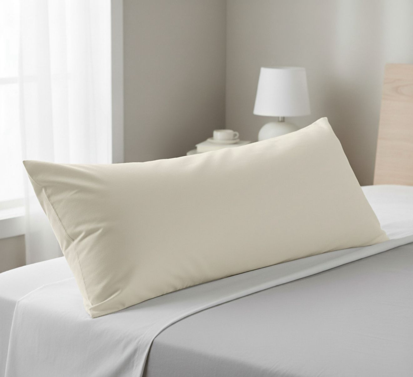 Plain long pillowcases 170x43